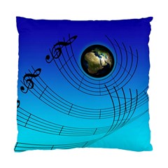 Music Reble Sound Concert Standard Cushion Case (one Side) by HermanTelo