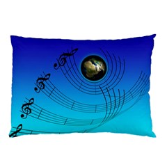 Music Reble Sound Concert Pillow Case by HermanTelo