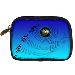 Music Reble Sound Concert Digital Camera Leather Case