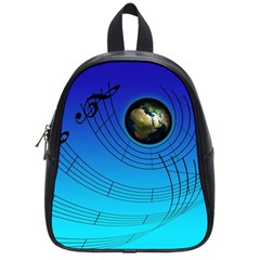 Music Reble Sound Concert School Bag (small) by HermanTelo