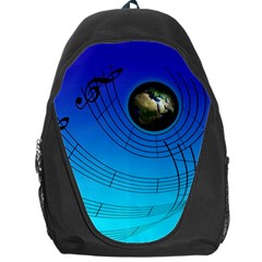 Music Reble Sound Concert Backpack Bag by HermanTelo