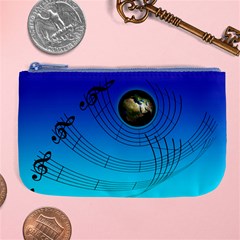 Music Reble Sound Concert Large Coin Purse by HermanTelo