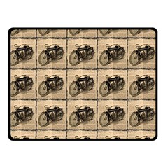 Indian Motorcycle Double Sided Fleece Blanket (small)  by ArtworkByPatrick