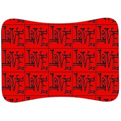 Love 1 Velour Seat Head Rest Cushion by ArtworkByPatrick