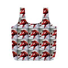 Horse Full Print Recycle Bag (m) by ArtworkByPatrick