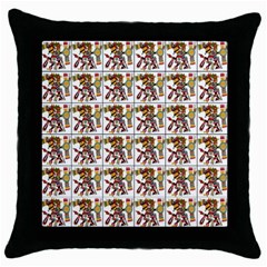 Aztec 1 Throw Pillow Case (black) by ArtworkByPatrick