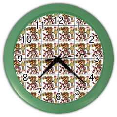 Aztec 1 Color Wall Clock by ArtworkByPatrick