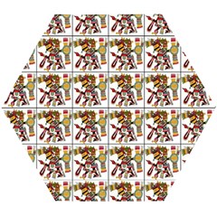 Aztec 1 Wooden Puzzle Hexagon