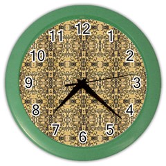 Aztec 4 Color Wall Clock by ArtworkByPatrick