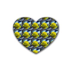 Fish Rubber Coaster (heart)  by ArtworkByPatrick