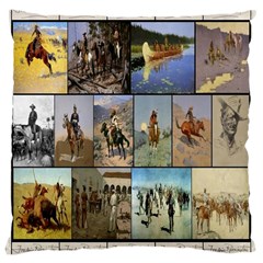 Frederic Remington Large Cushion Case (one Side) by ArtworkByPatrick