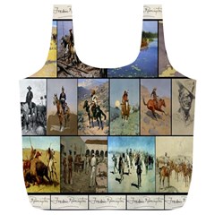 Frederic Remington Full Print Recycle Bag (xl) by ArtworkByPatrick