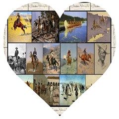 Frederic Remington Wooden Puzzle Heart