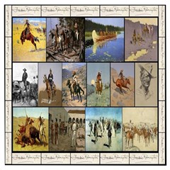 Frederic Remington Wooden Puzzle Square