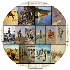 Frederic Remington Wooden Puzzle Round