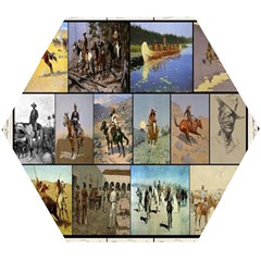 Frederic Remington Wooden Puzzle Hexagon