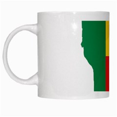 Benin Africa Borders Country Flag White Mugs by Sapixe