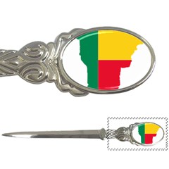 Benin Africa Borders Country Flag Letter Opener by Sapixe