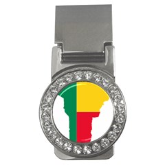 Benin Africa Borders Country Flag Money Clips (cz)  by Sapixe