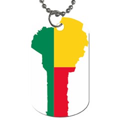 Benin Africa Borders Country Flag Dog Tag (two Sides) by Sapixe