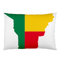 Benin Africa Borders Country Flag Pillow Case by Sapixe