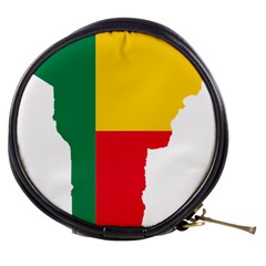 Benin Africa Borders Country Flag Mini Makeup Bag by Sapixe