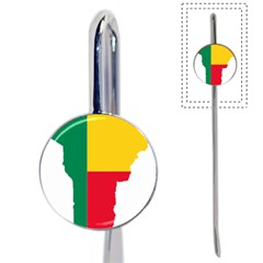 Benin Africa Borders Country Flag Book Mark by Sapixe