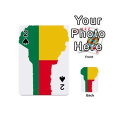 Benin Africa Borders Country Flag Playing Cards 54 Designs (mini) by Sapixe