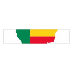 Benin Africa Borders Country Flag Velvet Scrunchie by Sapixe