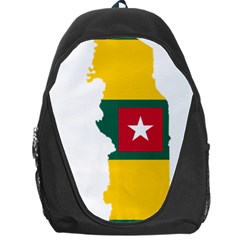 Togo Flag Map Geography Outline Backpack Bag by Sapixe