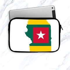 Togo Flag Map Geography Outline Apple Ipad Mini Zipper Cases by Sapixe