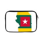 Togo Flag Map Geography Outline Apple iPad Mini Zipper Cases Front