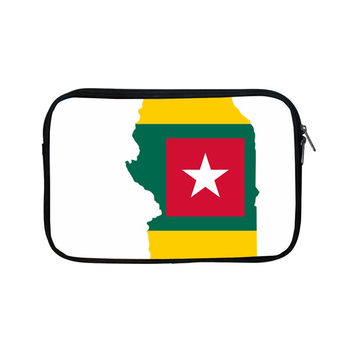 Togo Flag Map Geography Outline Apple iPad Mini Zipper Cases