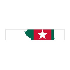 Togo Flag Map Geography Outline Flano Scarf (mini) by Sapixe