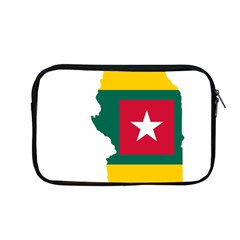 Togo Flag Map Geography Outline Apple Macbook Pro 13  Zipper Case by Sapixe