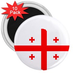 Borders Country Flag Geography Map 3  Magnets (10 Pack)  by Sapixe