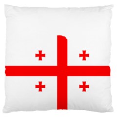 Borders Country Flag Geography Map Large Flano Cushion Case (two Sides) by Sapixe