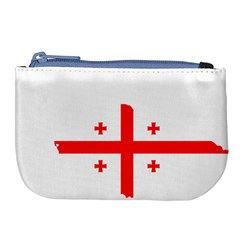 Borders Country Flag Geography Map Large Coin Purse by Sapixe