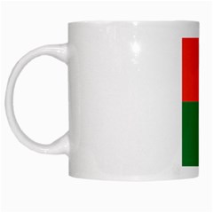 Madagascar Flag Map Geography White Mugs by Sapixe