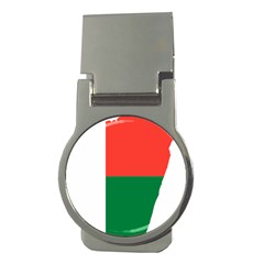 Madagascar Flag Map Geography Money Clips (round)  by Sapixe