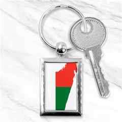 Madagascar Flag Map Geography Key Chain (rectangle) by Sapixe