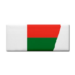 Madagascar Flag Map Geography Hand Towel by Sapixe