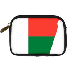 Madagascar Flag Map Geography Digital Camera Leather Case by Sapixe