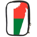 Madagascar Flag Map Geography Compact Camera Leather Case Front