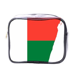 Madagascar Flag Map Geography Mini Toiletries Bag (one Side) by Sapixe