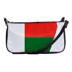 Madagascar Flag Map Geography Shoulder Clutch Bag by Sapixe