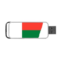 Madagascar Flag Map Geography Portable Usb Flash (two Sides) by Sapixe