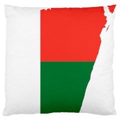 Madagascar Flag Map Geography Standard Flano Cushion Case (one Side) by Sapixe