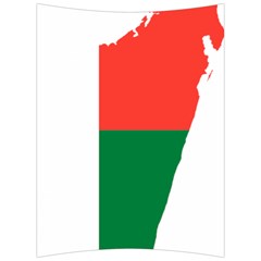 Madagascar Flag Map Geography Back Support Cushion by Sapixe