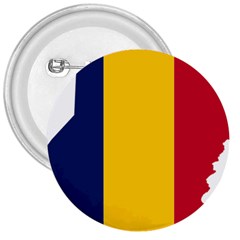 Chad Flag Map Geography Outline 3  Buttons by Sapixe